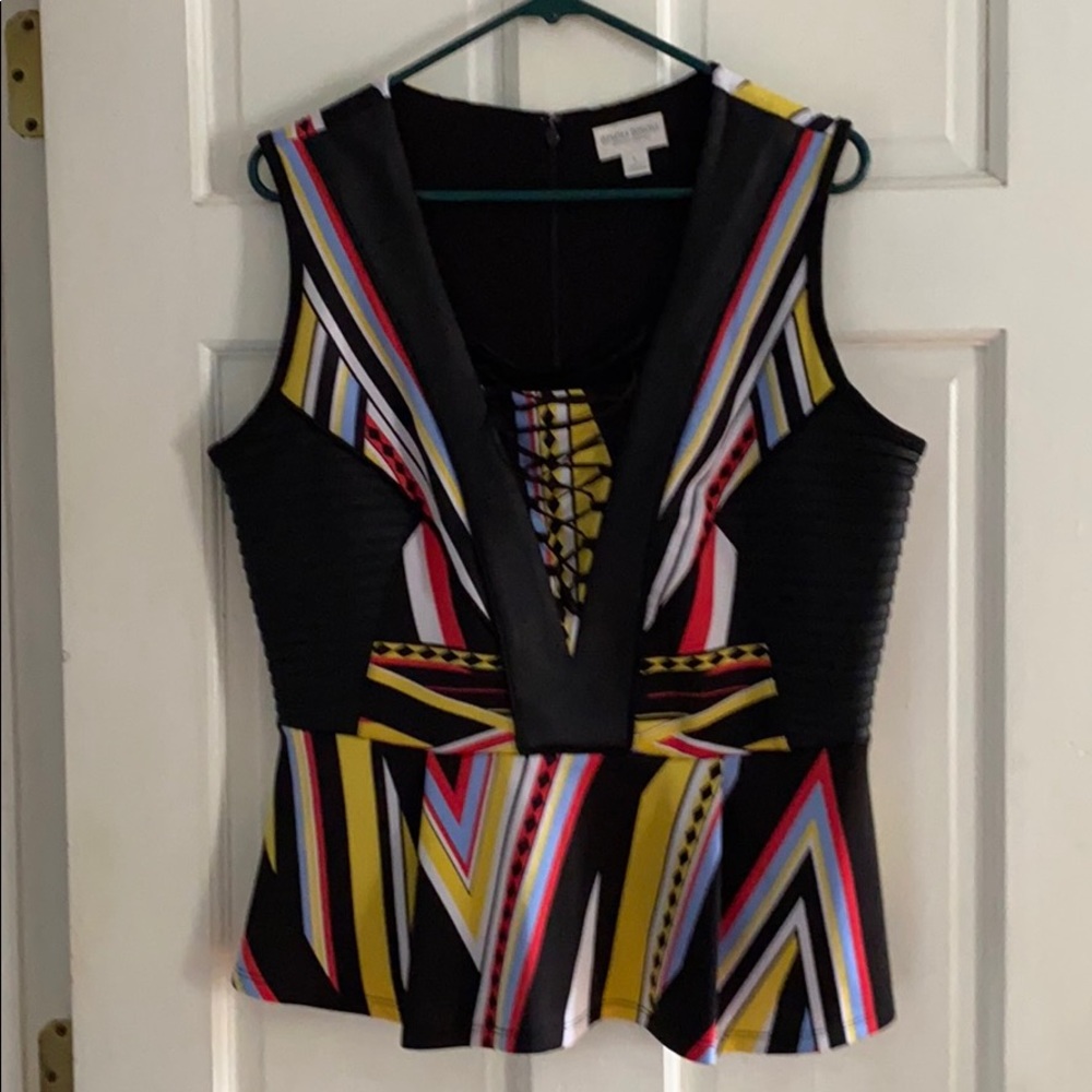 Bisou Bisou sleeveless top size L